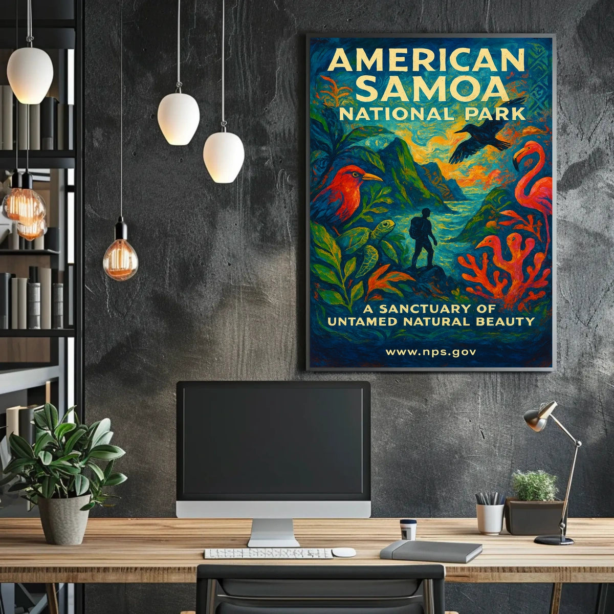 American Samoa National Park Poster