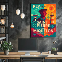 Fly to Saint Pierre and Miquelon Poster