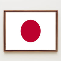 Japan Flag Poster