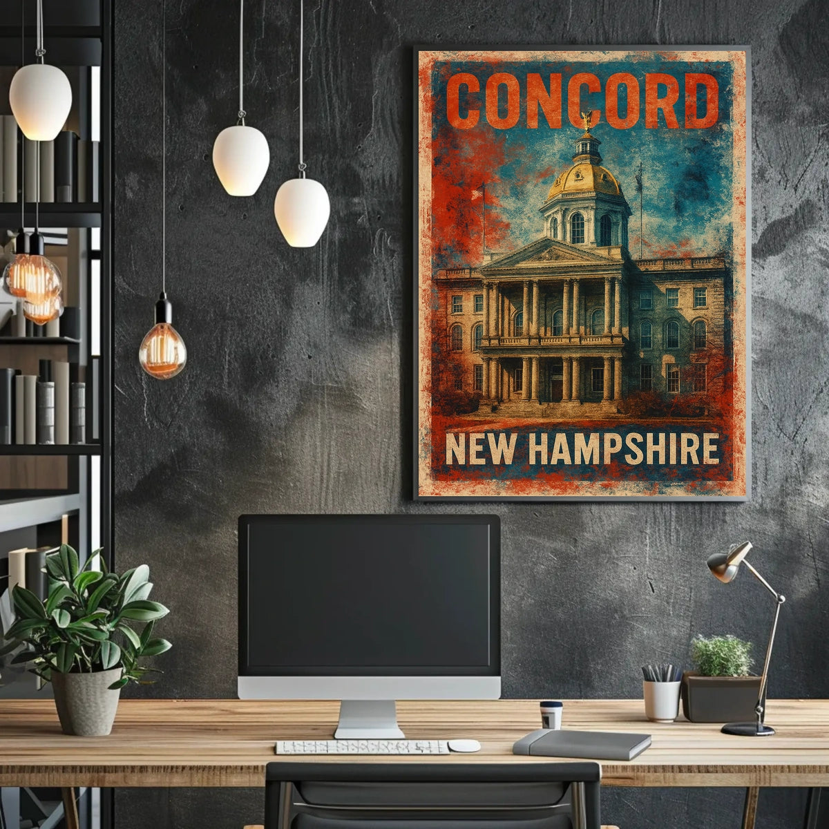 Concord, New Hampshire Poster