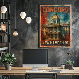 Concord, New Hampshire Poster
