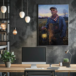 proud farmer Poster