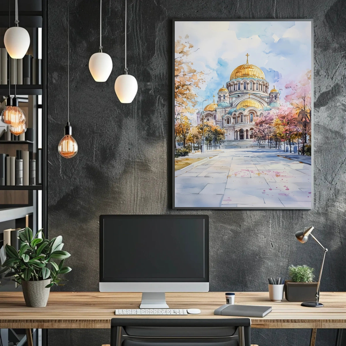 Bulgaria Sofia Alexander Nevsky Cathedral Poster