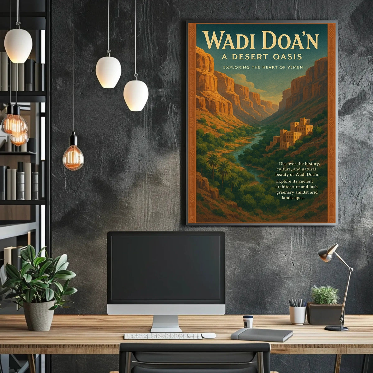 Wadi DoaN A Desert Oasis Poster