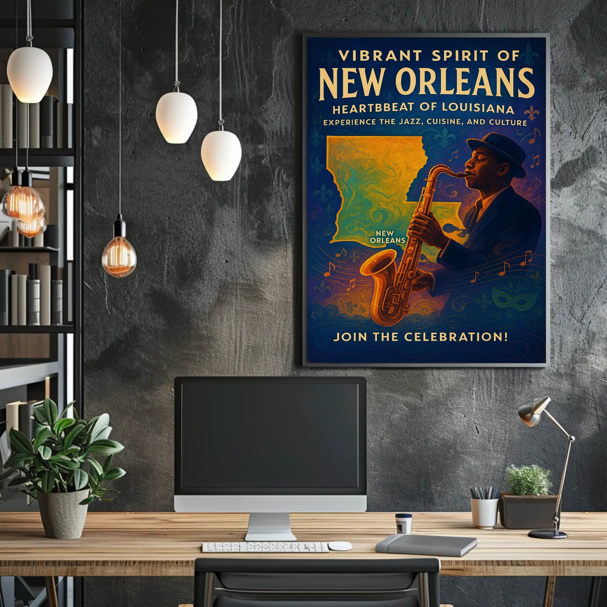 Vibrant Spirit of New Orleans Poster PosterGoat