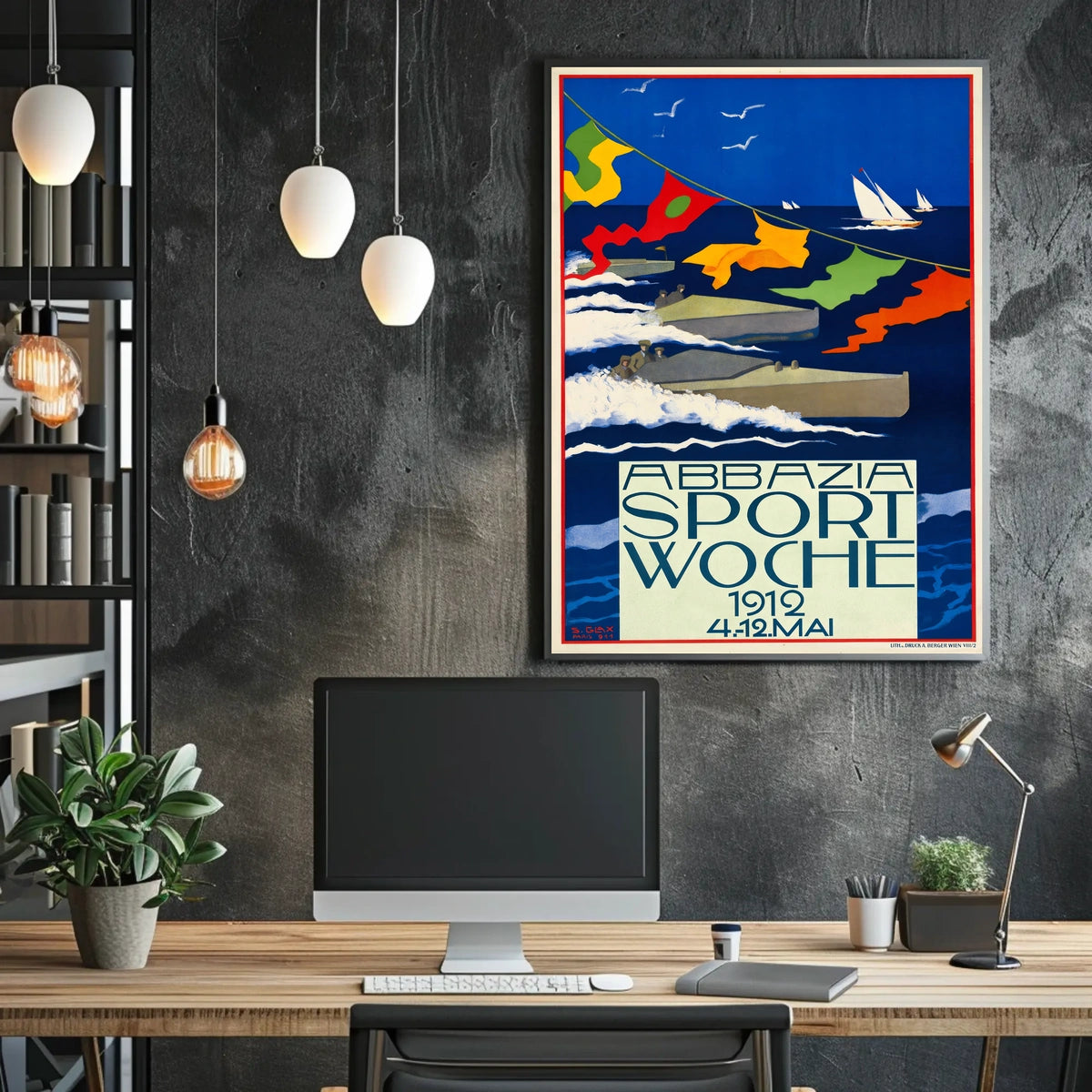 Abbazia Sport Woche 1912 Poster