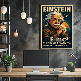 Einstein Theory Of Relativity Poster