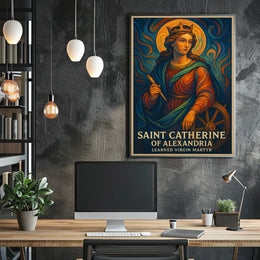 Saint Catherine of Alexandria Poster