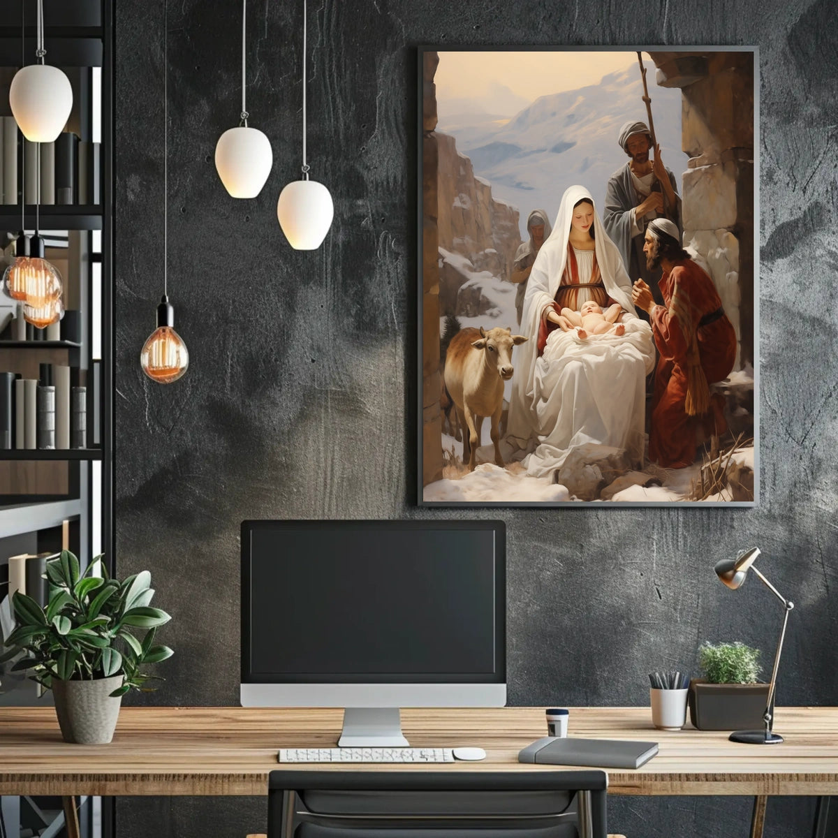 Nativity Scene Poster
