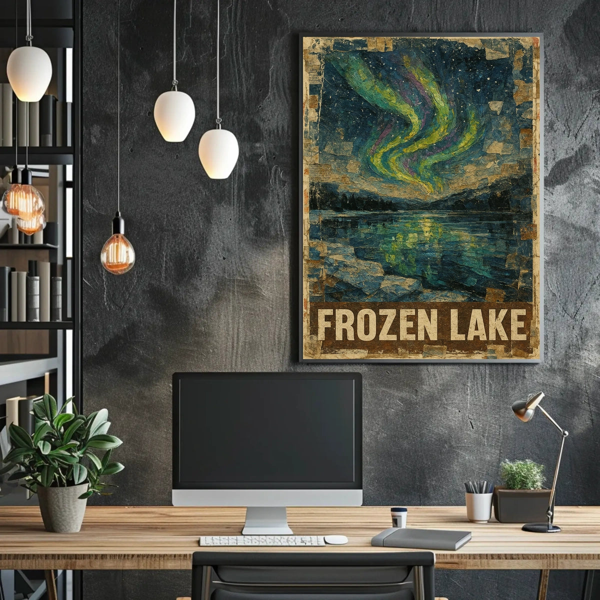 Frozen Lake Poster