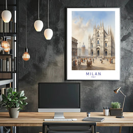 Milan Cathedral Gothic Architecture Cultural Heritage Poster PosterGoat