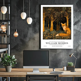 William Morris Exhibition Poster: Arts and Crafts Movement