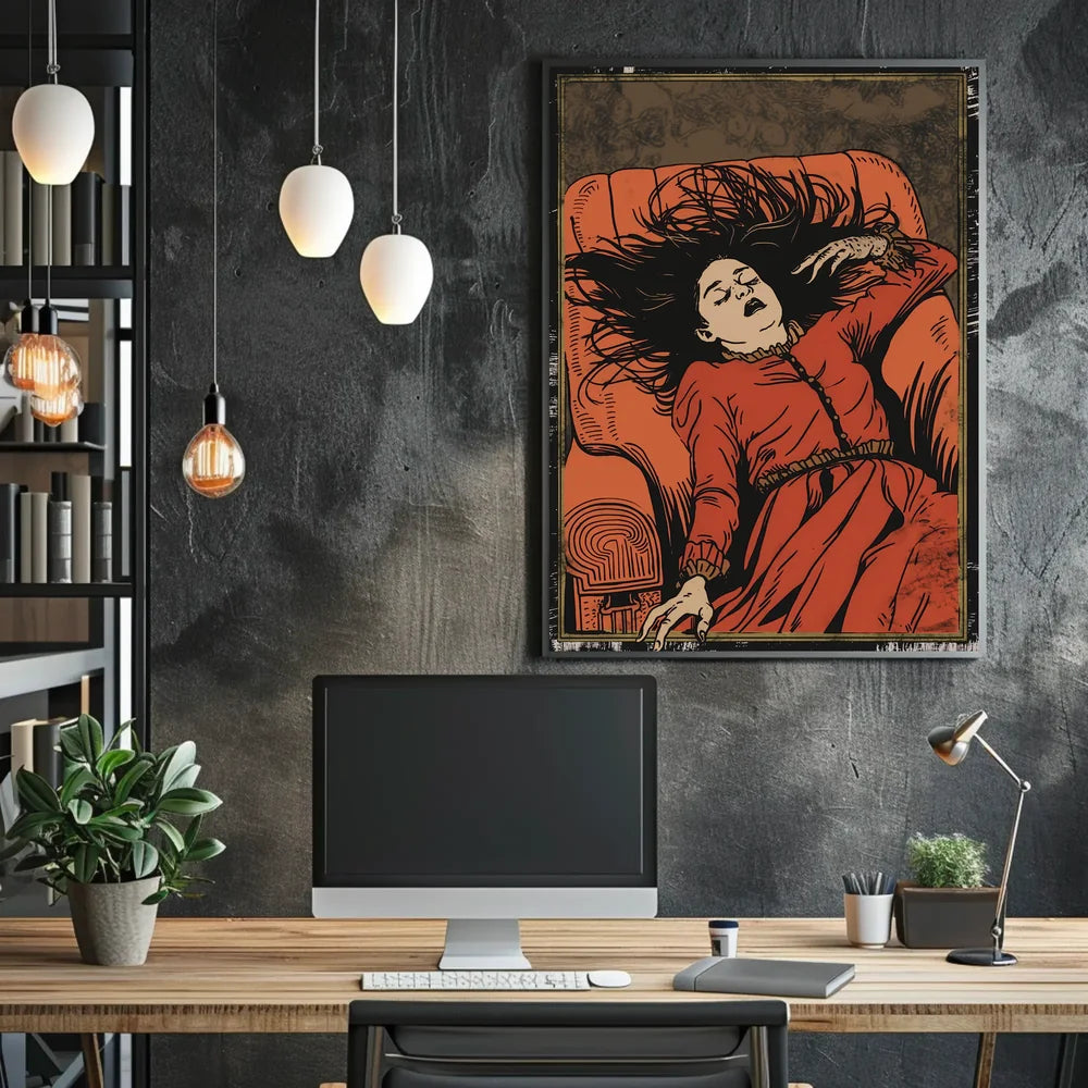 Abstract Modern Transportation Art Poster