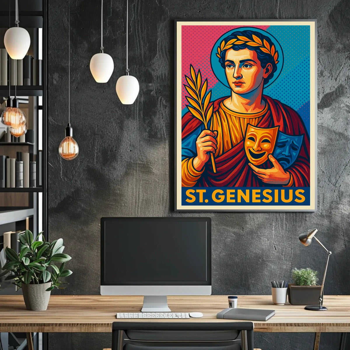 St. Genesius Poster
