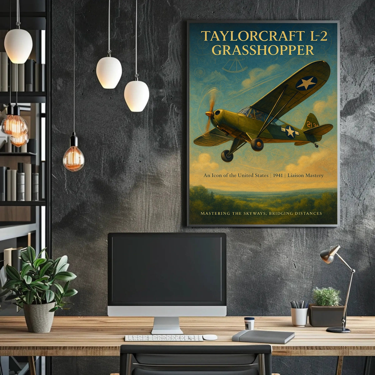 Taylorcraft L-2 Grasshopper Poster