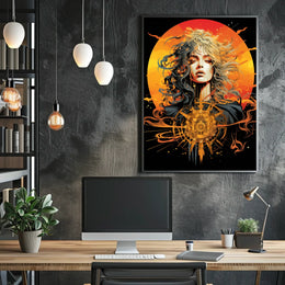 Dual Nature Surreal Fantasy Art Poster Print