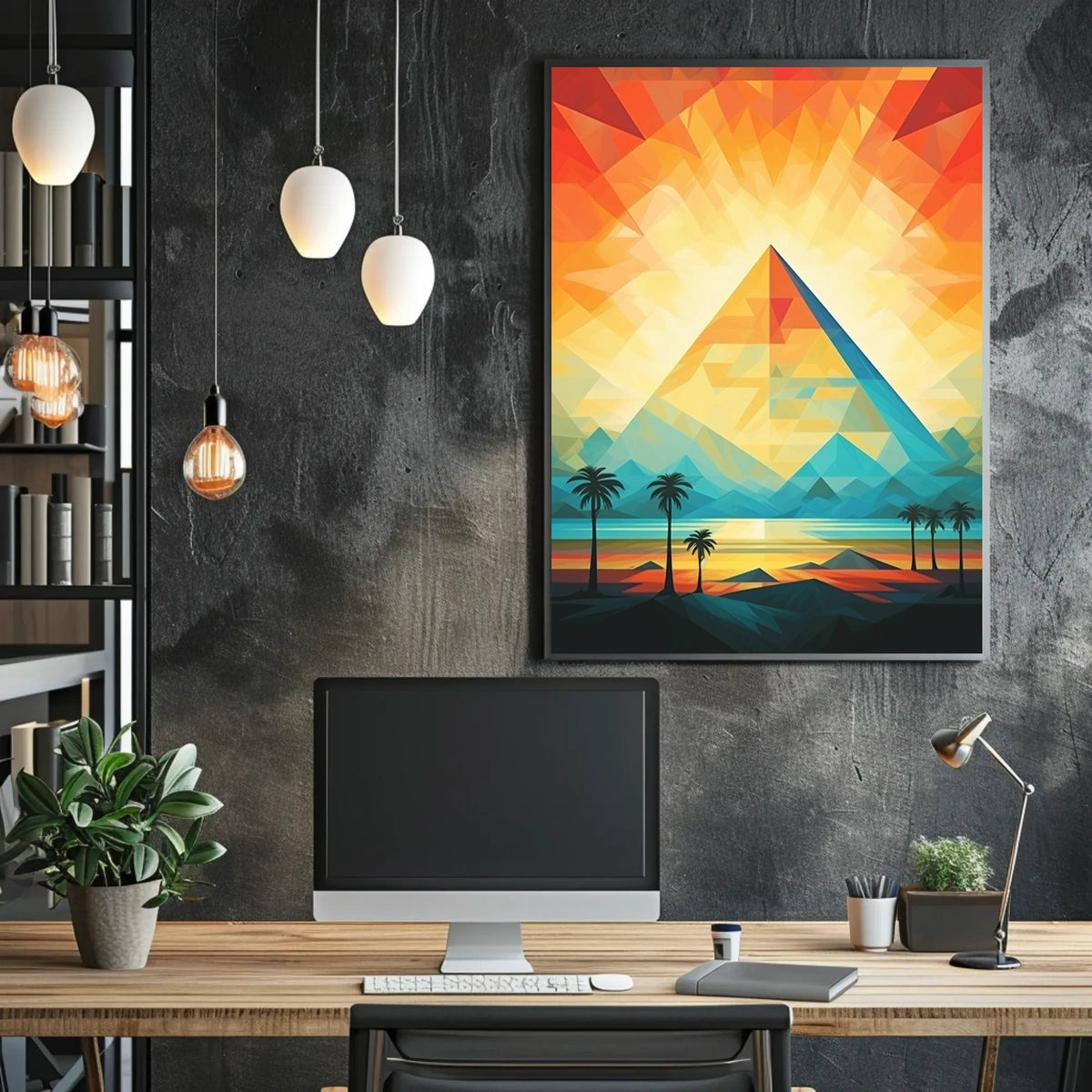 Egyptian Pyramid Mystique Cultural or Heritage Poster