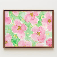 Floral Watercolor Delight Poster