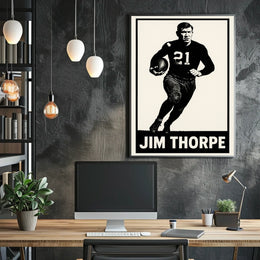 Jim Thorpe Legendary Athlete Poster