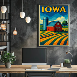 Iowa Countryside Poster