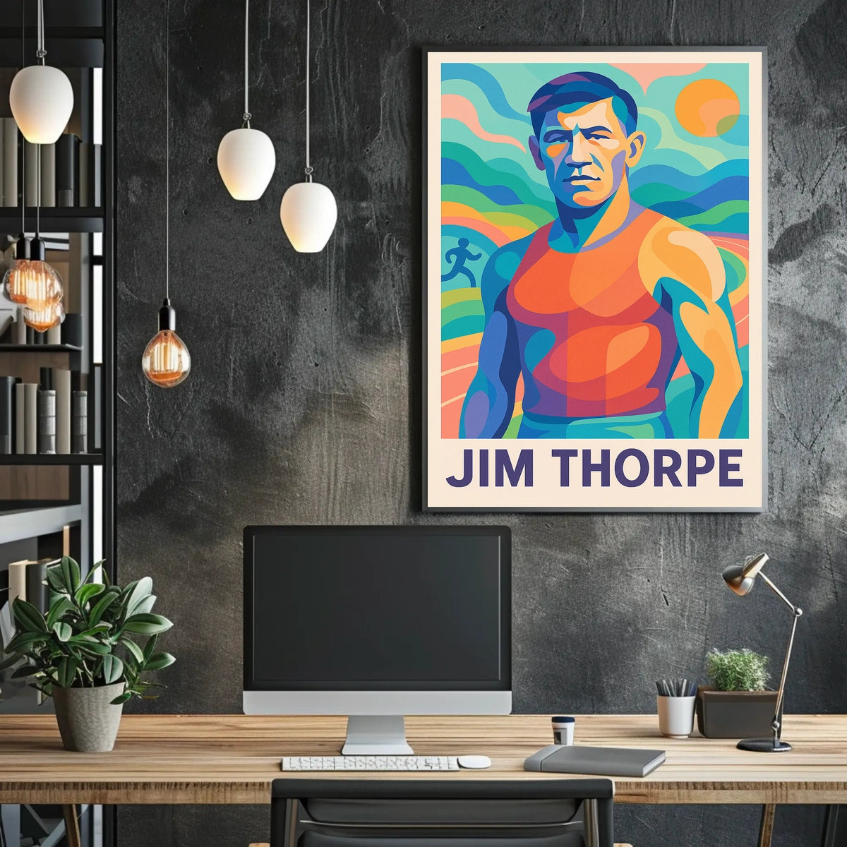 Jim Thorpe Athletic Legend Poster