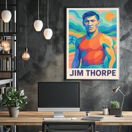 Jim Thorpe Athletic Legend Poster