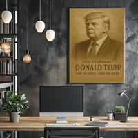 Donald Trump 47th President Poster