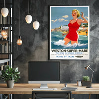 Weston-Super-Mare The Smile In Smiling Poster