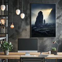 Mystical Stone Landscape Poster
