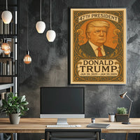 President Donald Trump A Legacy in Bloom Poster