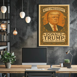 President Donald Trump A Legacy in Bloom Poster