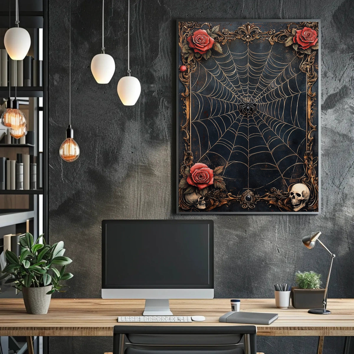 Gothic Vintage Ornate Web Design Art Poster
