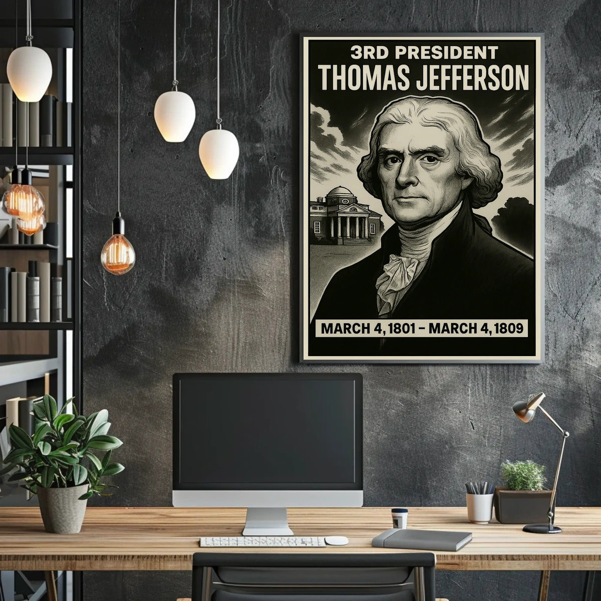 Thomas Jefferson 3Rd President Poster