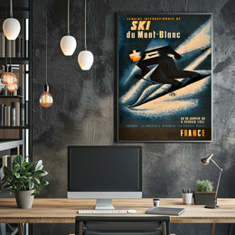 Ski Week at Mont-Blanc 1951 Poster