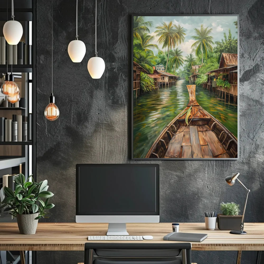 Abstract Geometric Patterns Art Poster