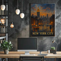 New York City Skyline Poster