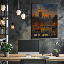 New York City Skyline Poster
