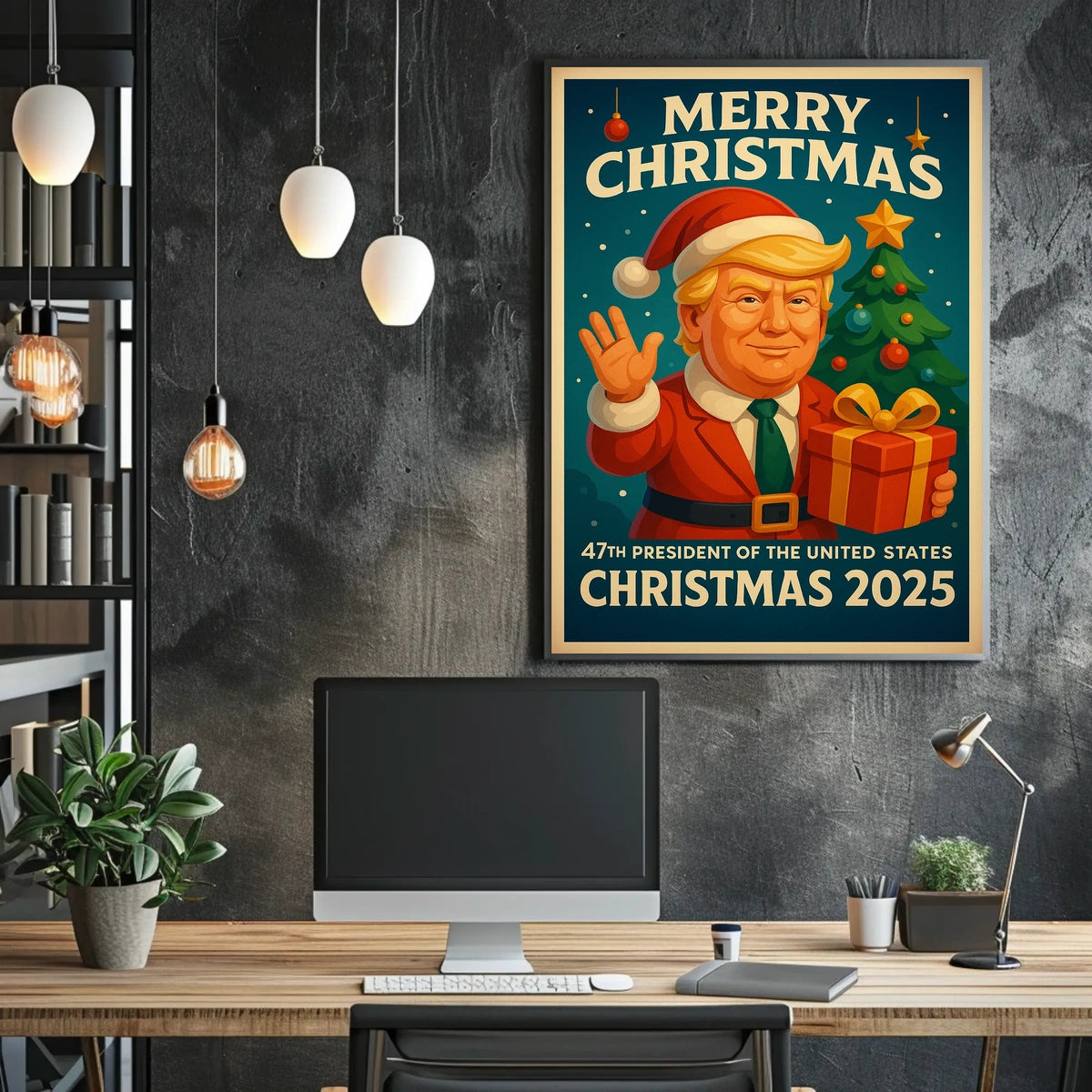 47th President Christmas 2025 Poster