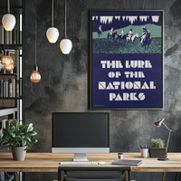 National Parks Travel Poster Vintage Scenic Wall Art