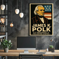 James K. Polk 11th President Poster