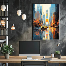 Urban Reflections Poster PosterGoat