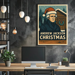 Andrew Jackson Christmas Poster
