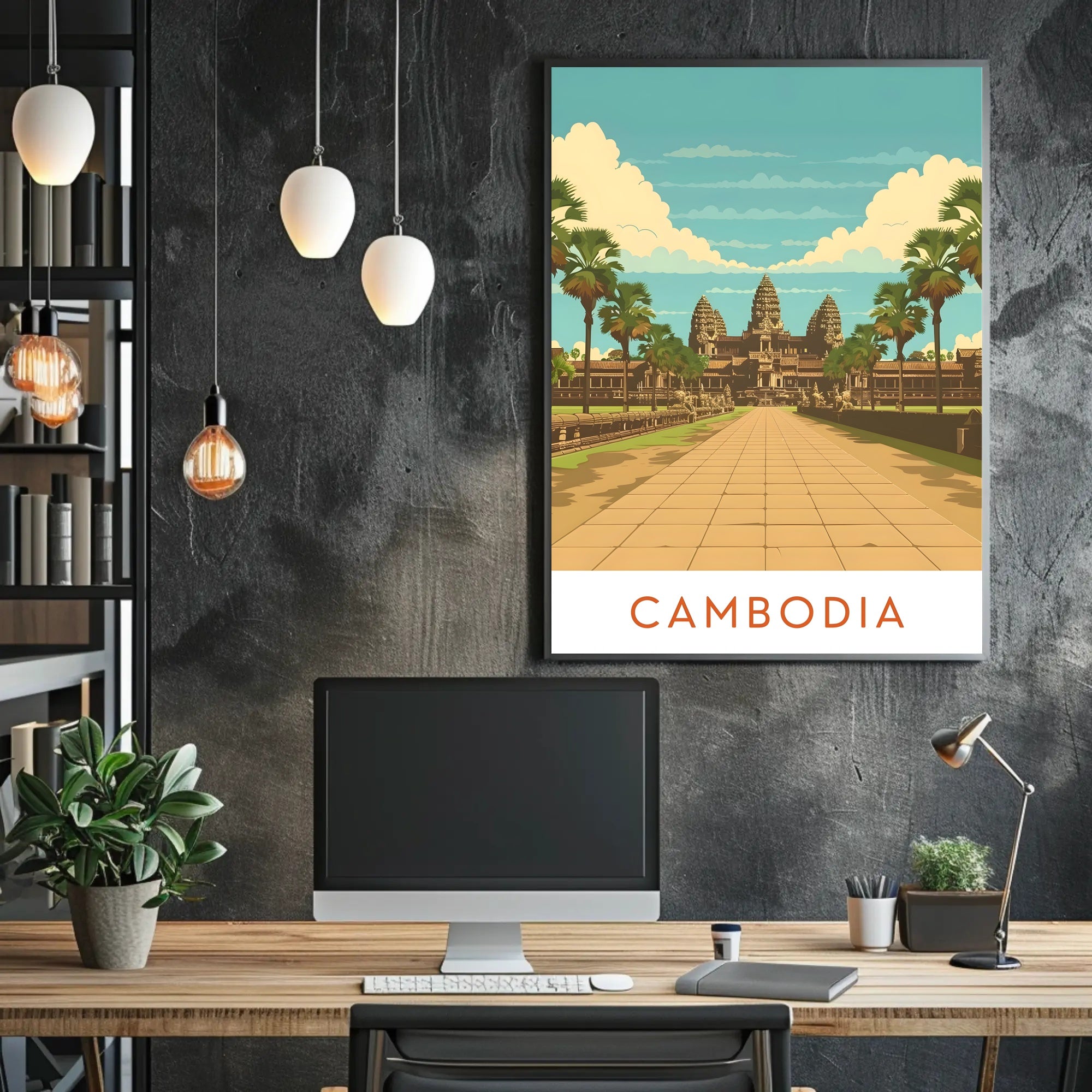 Cambodia's Majestic Heritage Poster