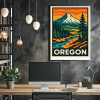 Oregon Landscape Poster