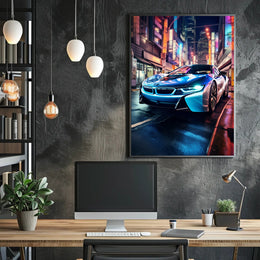 Sleek Urban Ride Poster PosterGoat