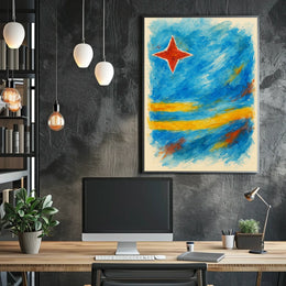Abstract National Flag Abstract Poster