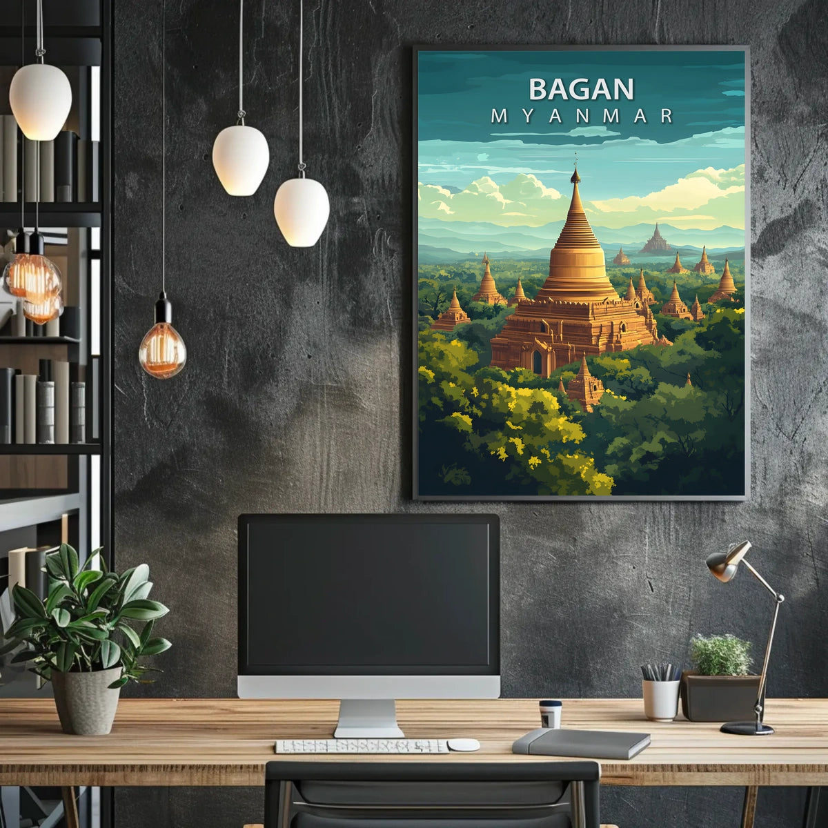 Bagan, Myanmar Poster