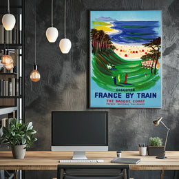 Discover The Basque Coast Poster