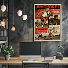 The Worlds Greatest Athlete Jim Thorpe Poster
