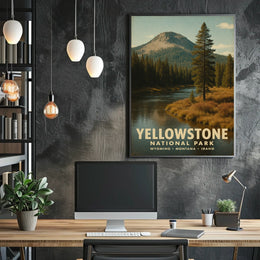 Yellowstone National Park Poster